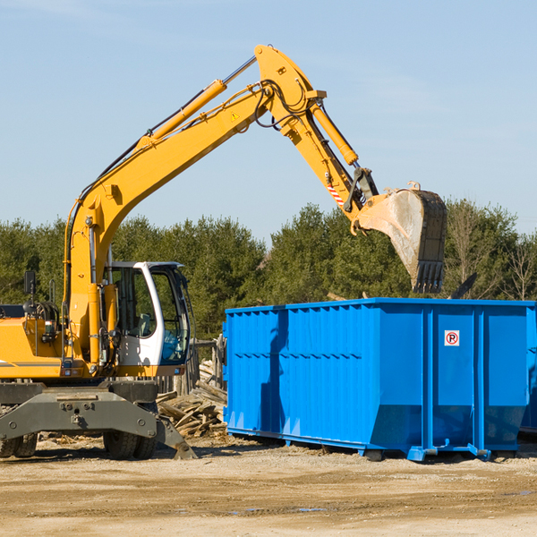 what size residential dumpster rentals are available in Hancock WI